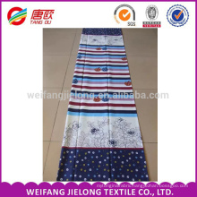 Inventory quality printing for 100% cotton bedding fabric